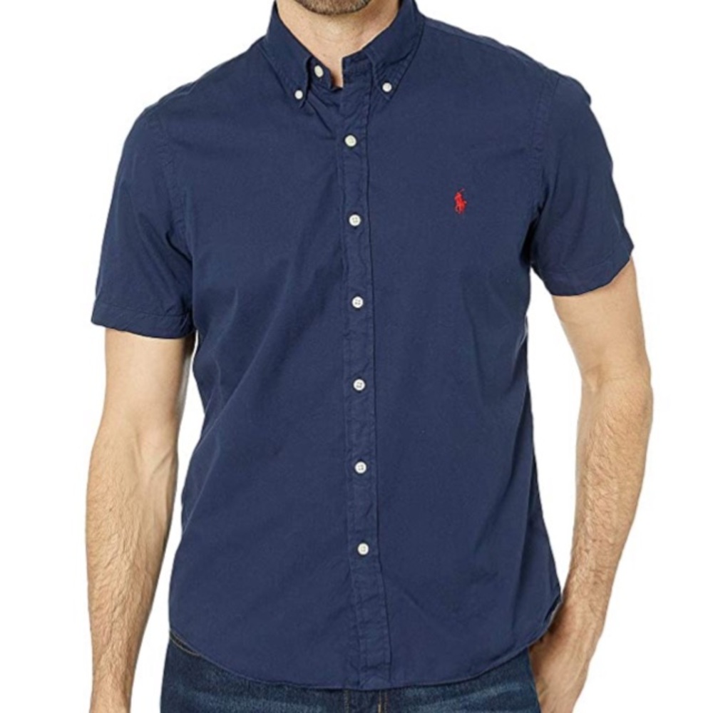 Classic Fit Short Sleeve Chino Shirt